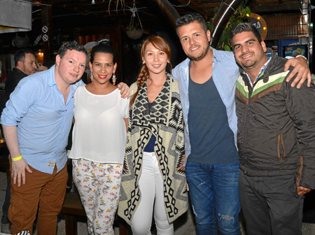 Javier Suárez Reyes, Lorena Quintero, Lorena Santander, Leonardo Mideros Meza y Mateo Arce Ocampo.