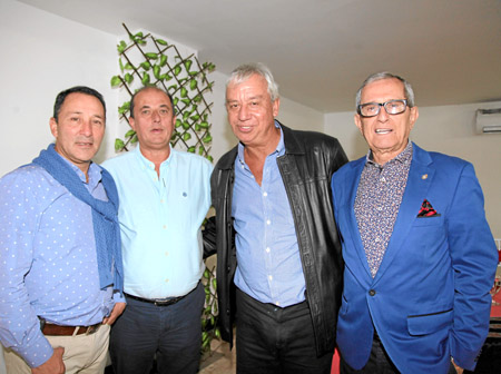 César Rincón, Juan Carlos Gómez, Carlos Arboleda y Alberto Lopera. 