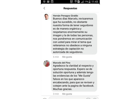 Respaldos supuestamente falsos