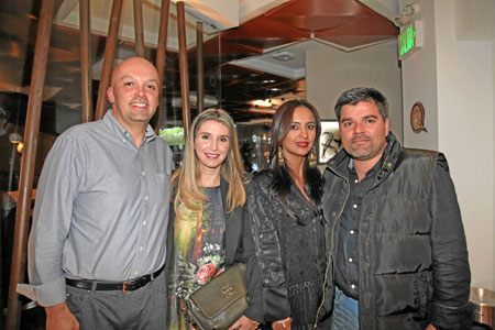 Santiago Londoño, Catalina Irurita, María Fernanda Rangel y Alejandro Mejía Angel.