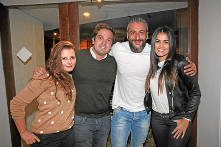 Valeria Saffón, Álvaro Castaño, Juan Camilo Cabal y Vanessa Quintana.