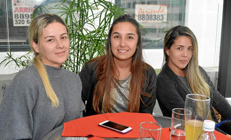 Juliana Ramírez Hoyos, Laura Rivera Echeverri y Amalia Escobar Gutiérrez.