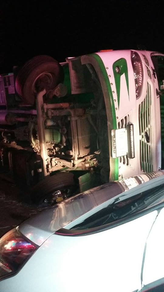 Accidente de tránsito en Armero deja 17 personas heridas