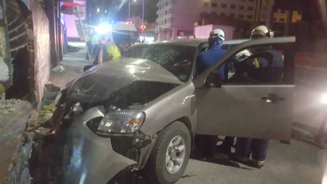 Cuatro personas lesionadas luego de accidente de tránsito en la Avenida Santander 