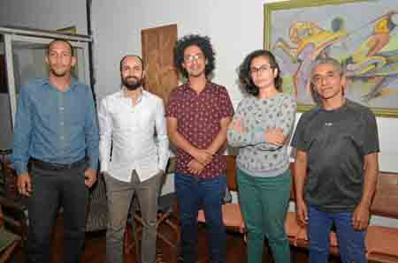 Carlos Mario Vallejo Trujillo, Pablo Villa, Diego Echeverry Rengifo, Carolina Rojas Hernández y Ulises Giraldo Marín.