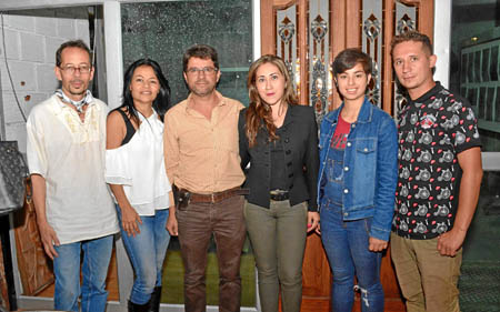 Carlos Mario Uribe Álvarez, Janeth Álvarez Tangarife, John Jairo Loaiza Martínez, Adriana Giraldo Zapata, Angie Carolina Sánchez