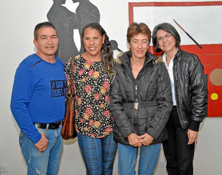 Jesús Antonio Salazar Castaño, María Elena Arenas Blandón, Luz Marina Correa Correa y Lorena Taborda Henao.