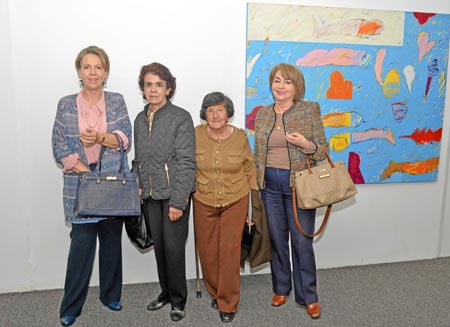 Esperanza Ocampo de Mejía, Johanna Springstube, Dorian Hoyos Parra y Florelia Botero Castro.