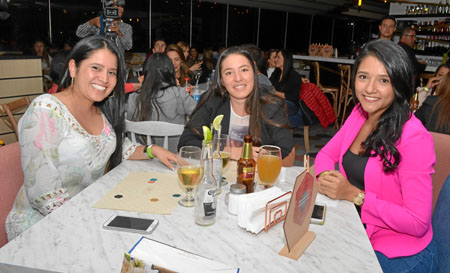 Jenny Amaya Muñoz, Jenny Ramírez García y Tatiana Arango Vásquez.
