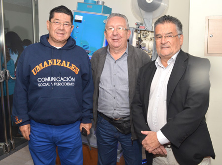 Héctor Arango Muñoz, Hugo Cuartas Ángel y Miguel Ángel Llano Álvarez.