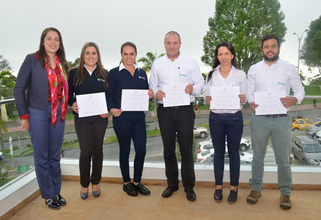 Érika Durán Pinzón, Maryury Merchán García, María Eugenia Giraldo García, Norberto Gómez Quintero, Luz Adriana Betancur Ocampo y