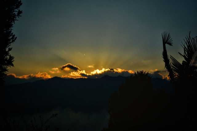 Atardecer en Aguadas