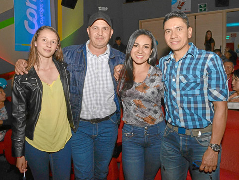 Camila Salazar Vélez, Juan Salazar, Lorena Pineda Moreno y Jorge Enrique Ríos Betancur.