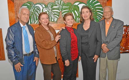 Óscar Gaviria Valencia, Martha Serna Betancurth, Lilia Serna Betancurth, Luz María Ocampo de Echeverri y Carlos Alberto Acosta V