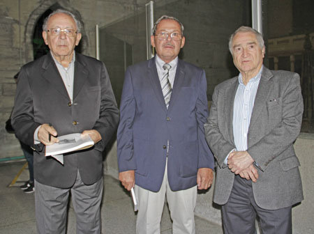 Augusto León Restrepo, Mauricio Calderón y Ómar Yepes.
