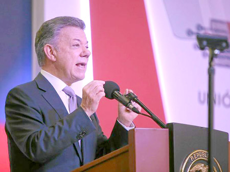 Juan Manuel Santos. 