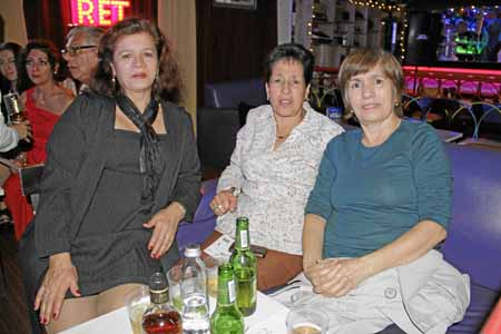 Martha Cecilia Aguirre, Rosa Elvira Guerrero y María Aguirre