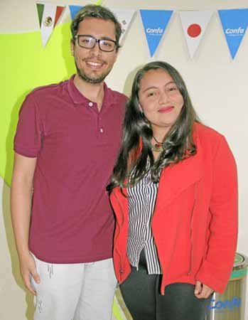 Juan Martín Navas y Catalina López.