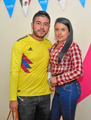 John Freddy Orozco Valencia y Lina Paola Cardona Acosta.