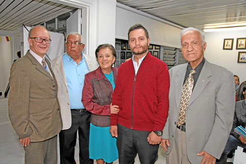 Germán Conde, Fernando González, Nidia Castillo Uribe, Daniel Felipe Mesa Salgado y Óscar Gaviria Valencia. 
