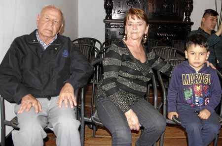 Hernán Murillo, Amparo Giraldo y Juan Martín Restrepo.