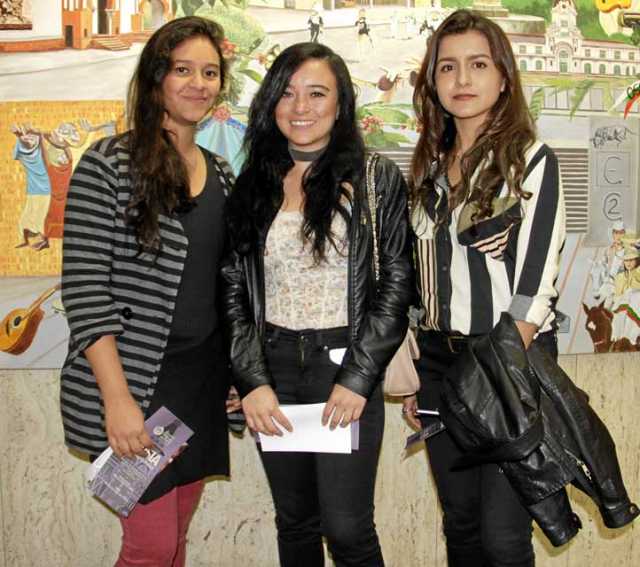 Camila Zuluaga, Laura Ospina y Laura Robayo.