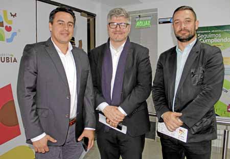 Jorge Eduardo Rojas, Juan Carlos Salazar y Mauricio Hoyos.