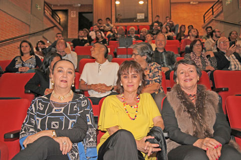 Olga Rivas de Echeverri, Luz Botero Medina y Alba Lucía Toro Mejía.