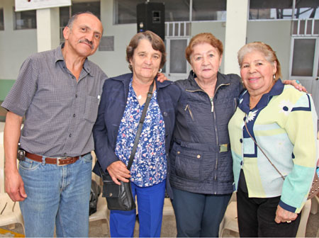 Jorge Luis Bermúdez, María Fabiola García, Olga Chica y Carmen Matallana. 
