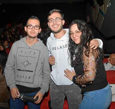 Daniel Gutiérrez López, Andrés Giraldo Zambrano y Melissa Quintero González.