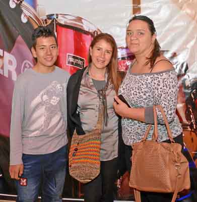 Kilian Andrés Quintero Álvarez, Liliana Sánchez Rivera y Niauyin Camila Álvarez Sánchez.