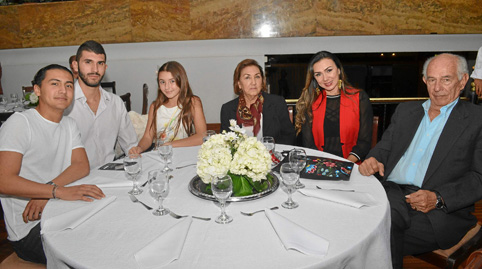 Sebastián Galvis Gómez, Camilo Jaramillo Galvis, Mariana Jaramillo Galvis, María Giraldo de Galvis, Maritza Galvis Giraldo y Héc
