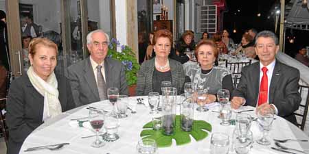 Gloria Inés Garay de Raad, Juan de Dios Jaramillo Botero, María Cristina Muñoz de Jaramillo, Martha Cecilia Duque de Valencia y 