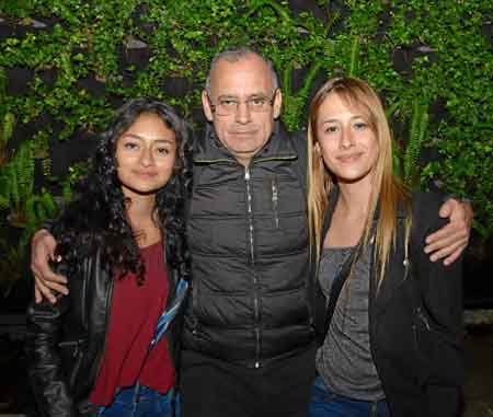 Luna Ramírez Betancurt, Gustavo Ramírez Rubio y Camila Ramírez Betancurt.