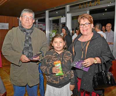 José Alberto Escobar García, Luna García Escobar y Elizabeth Noreña Galvis.