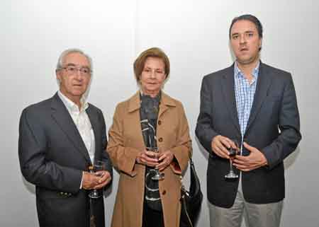 Julián Jaramillo Vélez, María Teresa Gómez Uribe y Gabriel Jaramillo Gómez.