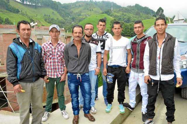 Jaime Arturo Pérez Pérez, Juan Pablo Rodríguez Grisales, Pablo Jesús Rodríguez Martínez, Jorge Zapata Arias, Guido Alexánder Sal