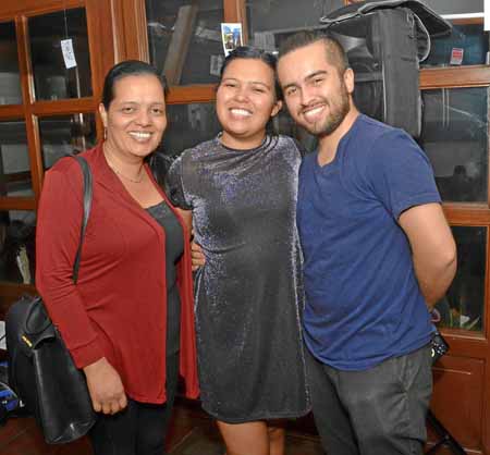 Nancy Forero Cárdenas, Laura Niño Forero y Sergio García Sarmiento.