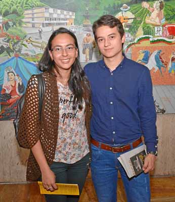 Sara Piedrahíta Rodríguez y Andrés Ceballos Holguín.