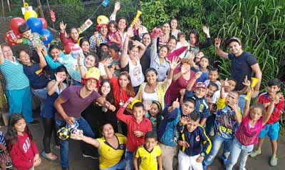 Acompañamiento mundial Foto | Cortesía | LA PATRIA Manizales. En el sector de Mateguadua, cerca de Puerta del Sol en la salida a