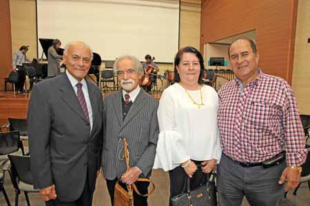 Carlos Orlando Rengifo, Guillermo Rendón, Mercedes Pardey y Gonzalo Ortiz 