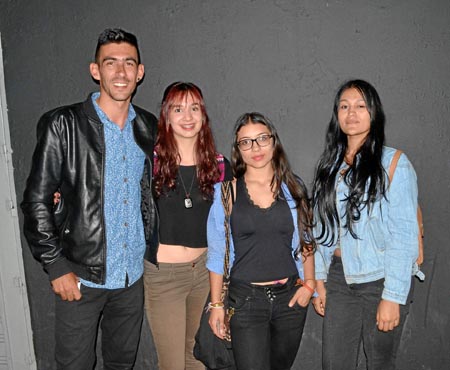 Julián Grisales Agudelo, Laura Villamarín Torres, Sofía León Pinzón y María Camila Abril Cárdenas.