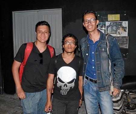 Jacobo Vidal Botero, Óscar Patiño y John Freddy García García.