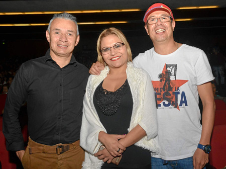 Jorge Eliécer Rincón Ortiz, María Victoria Ospina Castro y Milton Agudelo.