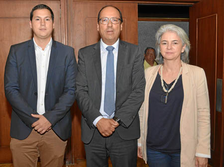 Martín Londoño Gómez, Felipe César Londoño López y Adriana Gómez Alzate.