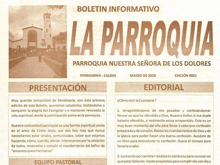 La parroquia, cerca de la feligresía