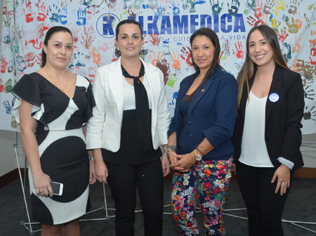 Mónica Naranjo Cardona, Viviana Salazar Serna, Betty Johanna Quintero Flórez y Laura García Cortés.