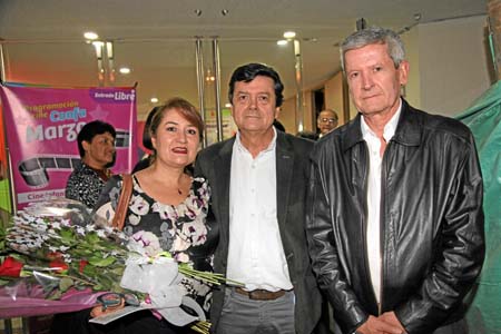 Ximena Silva de Marulanda, Felipe Marulanda Mejía y Federico Marulanda Mejía. 