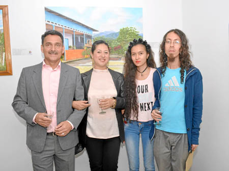Maximiliano Viedman Cáceres, Gloria Liliana Giraldo Pineda, Paola Ordóñez Henao y Fabián Mauricio Marín Castrillón.