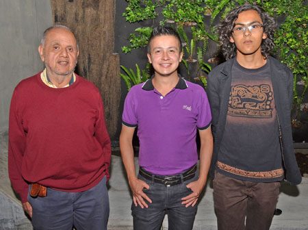 Mario Suárez Yepes, John Alexánder Ospina Obando y Nicolás López Cuartas.